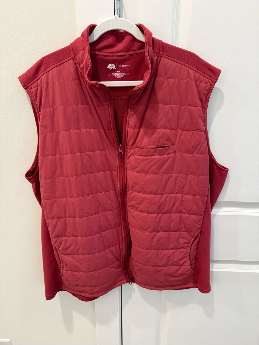 Onward Reserve Men's Vest Puffer Quilted Red Size XXL